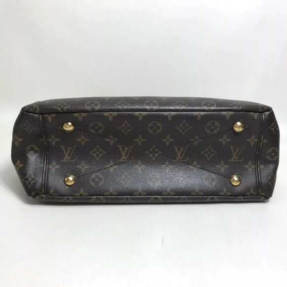LOUIS VUITTON M41175 Monogram Pallas 2WAY Hand Bag MonogramCanvas Brown/Red - Picture 15 of 16